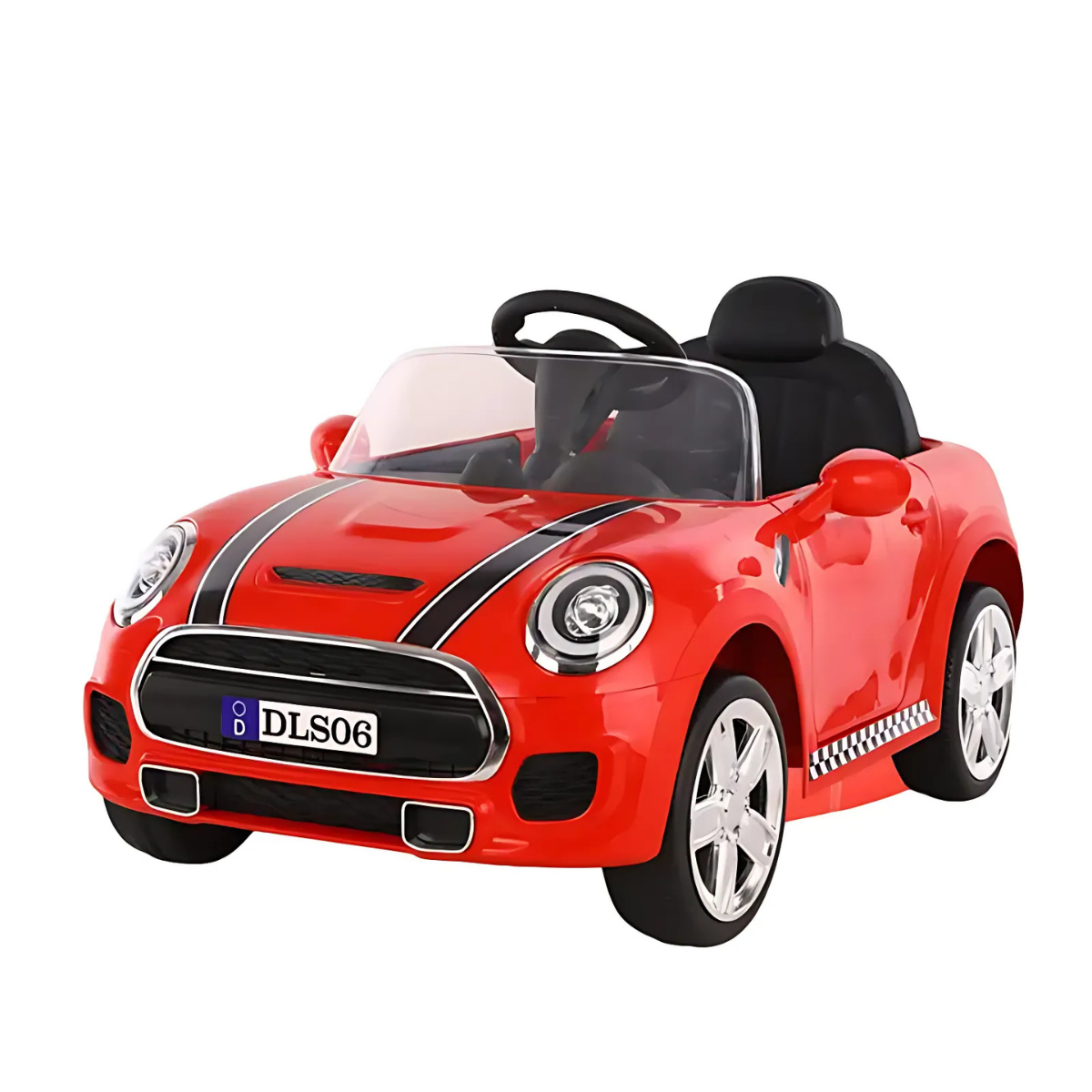 Auto Eléctrico Niños Bebés Estilo Cooper Música y luces