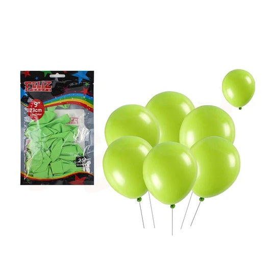 Globos 25pcs 23cm Colores Cotillón Fiesta Cumpleaños