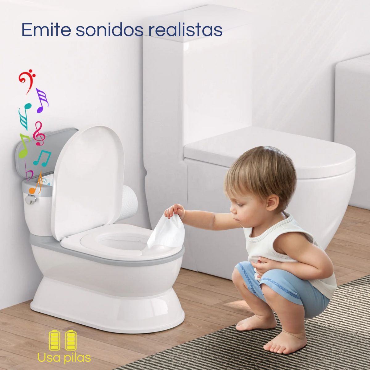 Pelela Bacinica Tipo Wc De Aprendizaje Para Niños