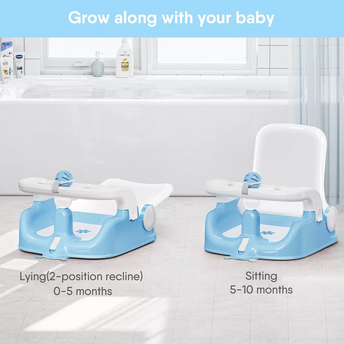 Silla Asiento Para Baño Bebé Para Tina O Bañera Babybond