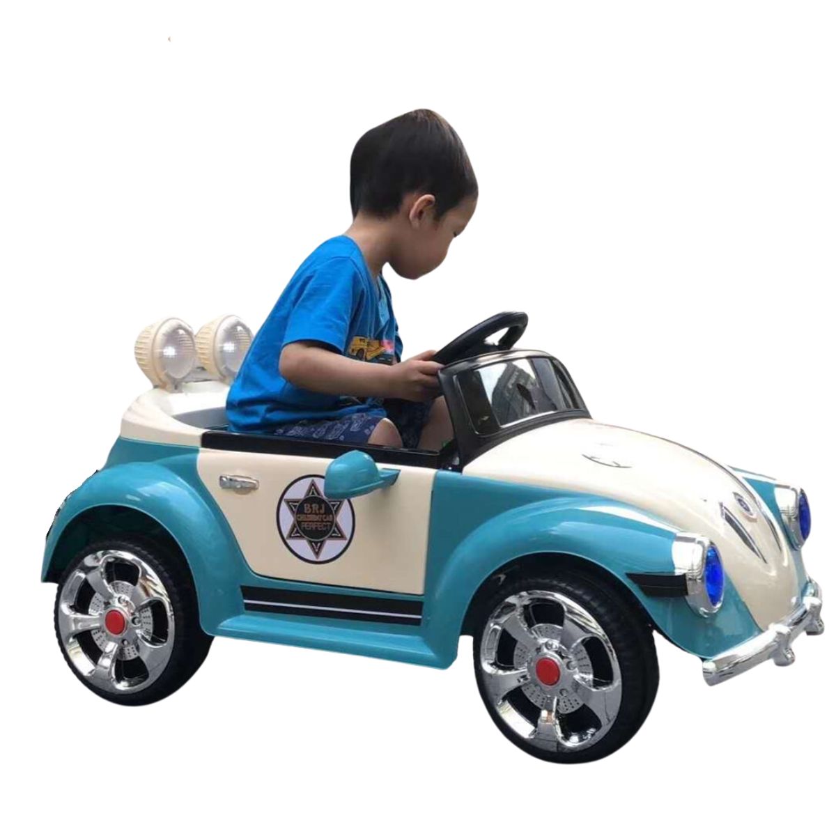 Auto a batería Beetle  para Niños con música y luces