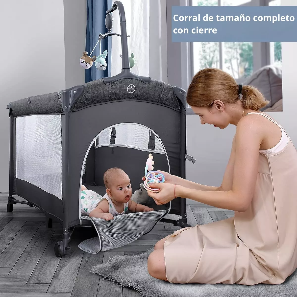 Cuna Colecho Corral Cambiador Para Bebé 5 En 1 Babybond