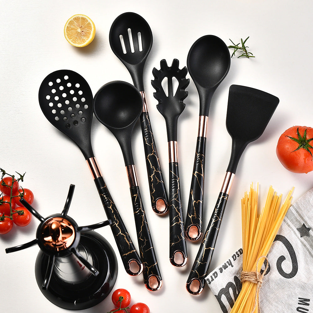 Juego De Utensilios De Cocina Silicona 7pzas Diseño Elegante