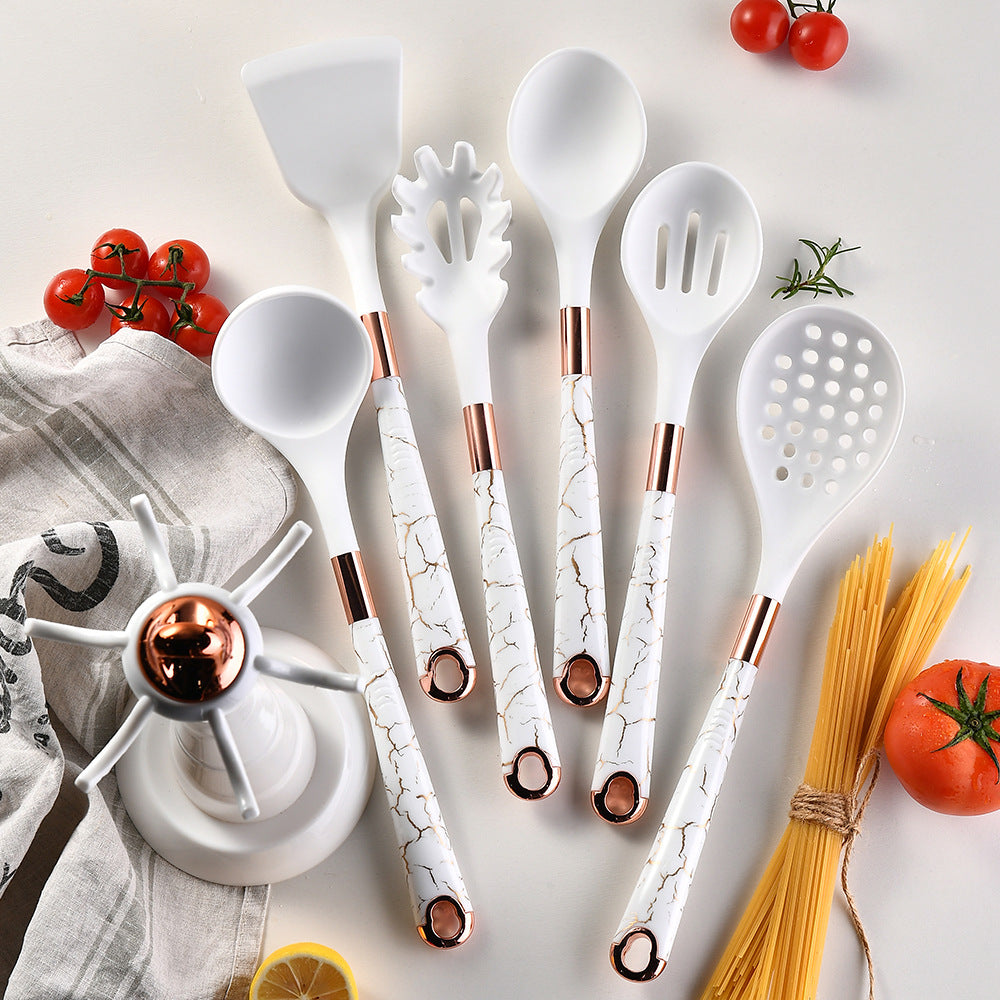 Juego De Utensilios De Cocina Silicona 7pzas Diseño Elegante