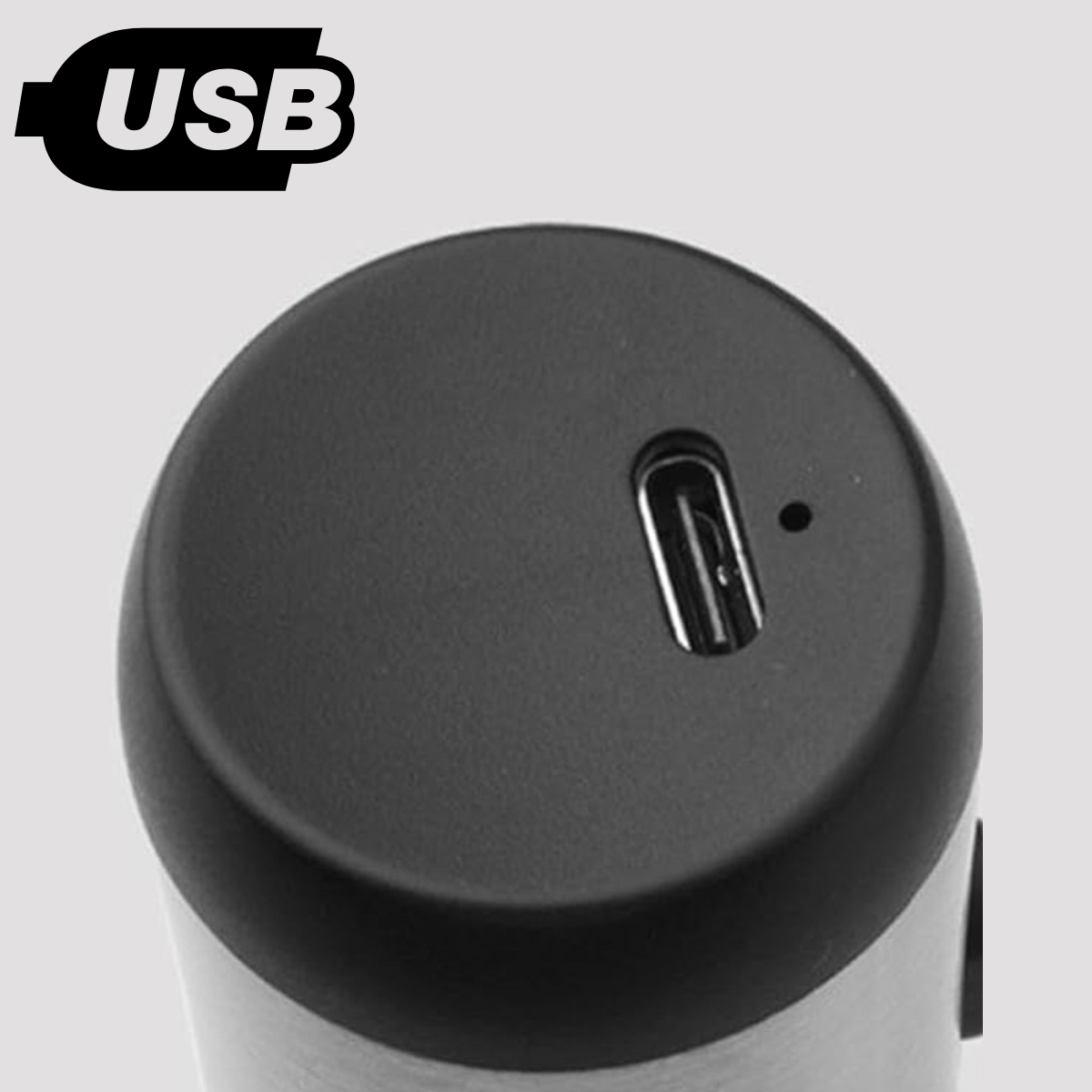 Mini Batidor Revolvedor Espumador Leche Recargable USB-C