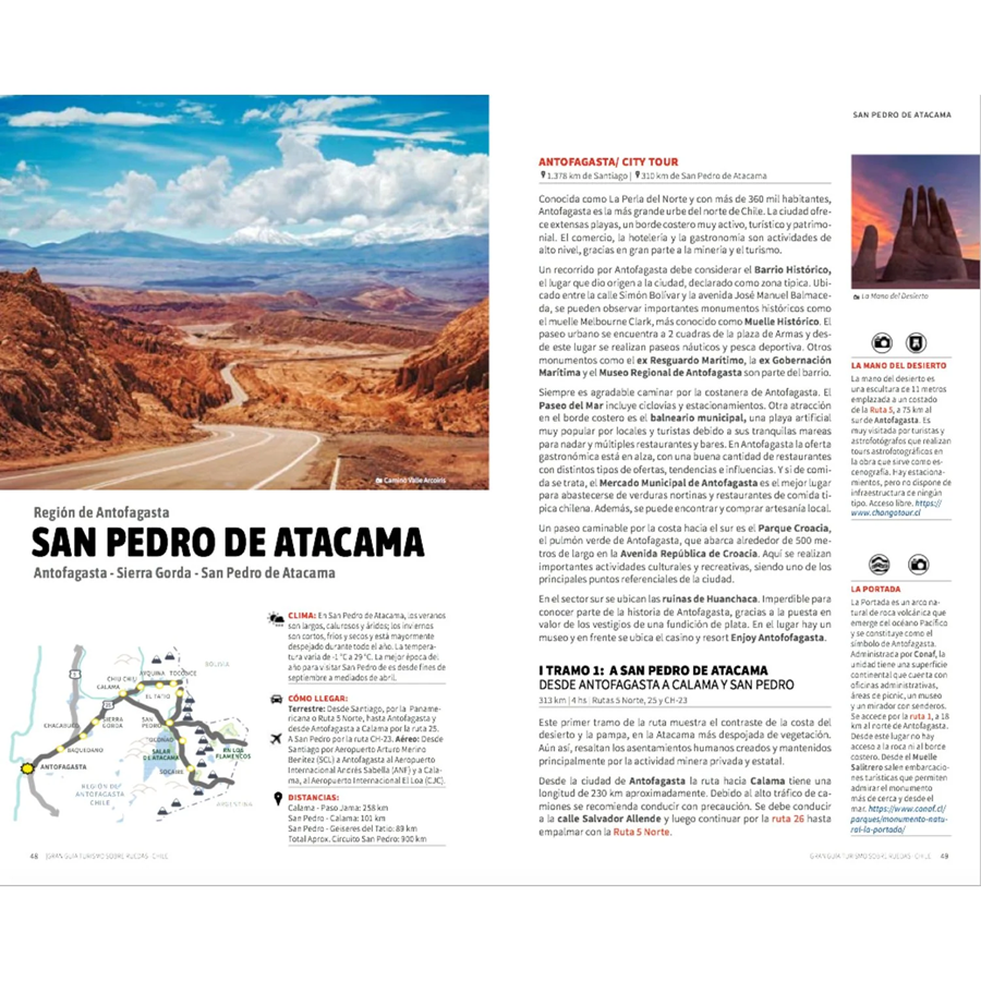 Libro La Gran Guía De Chile - Turismo Sobre Ruedas