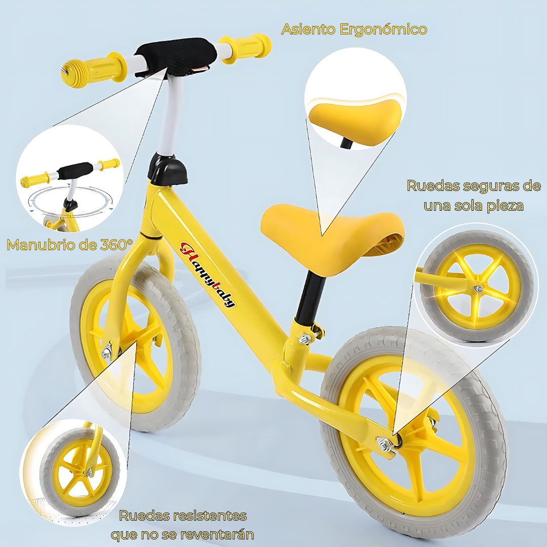 Bicicleta de equilibrio Bebés Infantil Colores 2 Ruedas