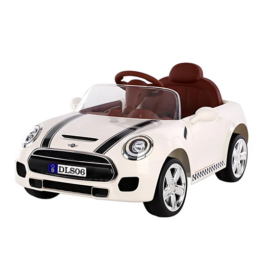 Auto Eléctrico Niños Bebés Estilo Cooper Música y luces