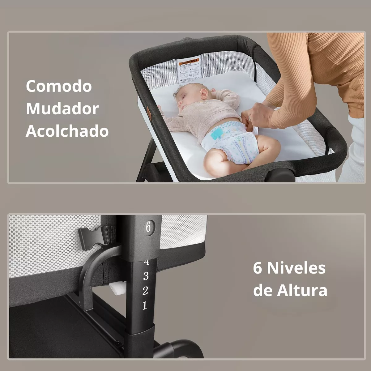 Cuna Colecho Bebé Colchón Premium Babybond