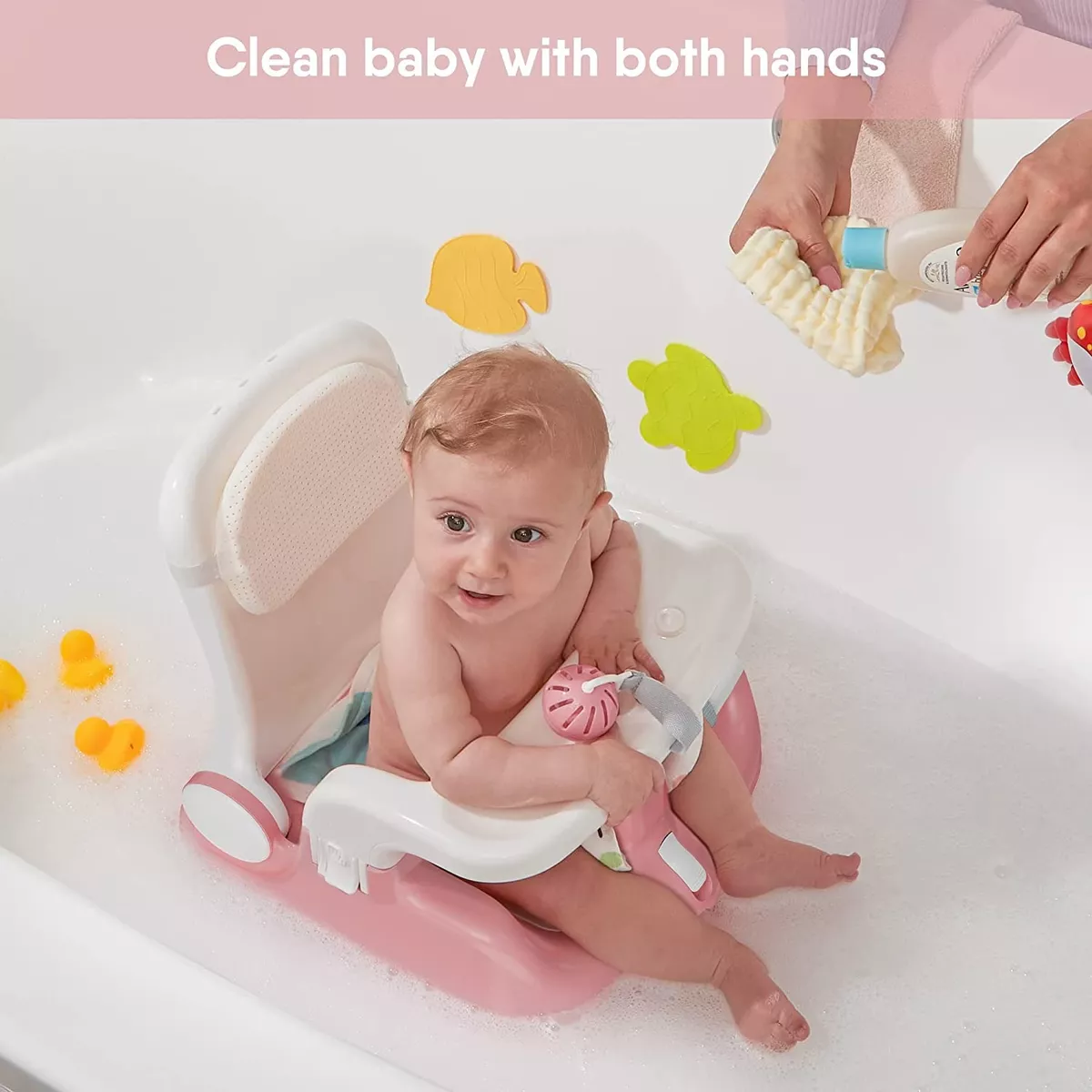 Silla Asiento Para Baño Bebé Para Tina O Bañera Babybond