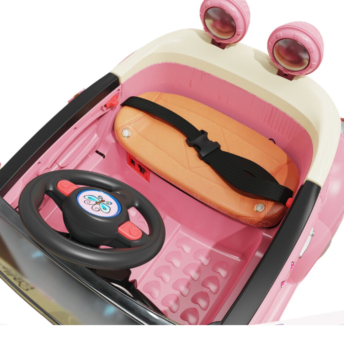 Auto a batería Beetle  para Niños con música y luces